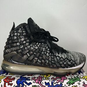 Nike LeBron 17 In The Arena Black White Basketball Shoes Mens Size 10 BQ3177-002